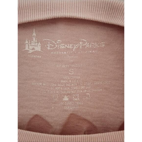 Disneyland Resort Sweatshirt Womens Small Pink Spirit Jersey Glitter Pullov - Picture 15 of 16